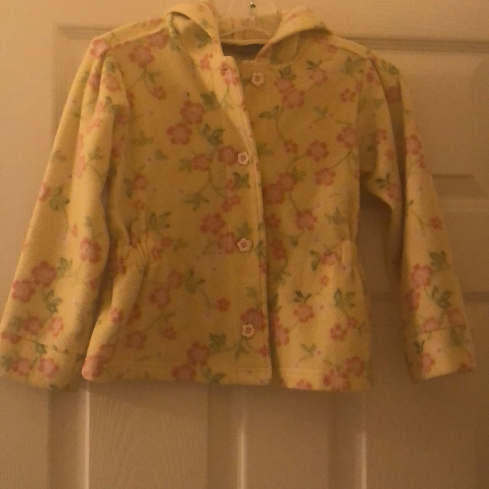 Girl’s Floral Hooded Sweater (Kid’s Headquarters)